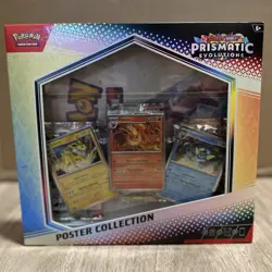 Pokemon Scarlet & Violet Prismatic Evolutions Poster Collection [FACTORY SEALED] - Image 1