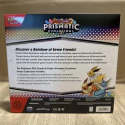 Pokemon Scarlet & Violet Prismatic Evolutions Poster Collection [FACTORY SEALED] - Image 3