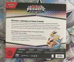 Pokemon Scarlet & Violet Prismatic Evolutions Poster Collection & 3 Pack Blister - Image 2