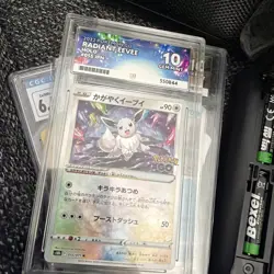 Radiant Eevee 055/071 S10b: Pokemon Go Holo (Japanese) ACE Gem Mint 10 - Image 1