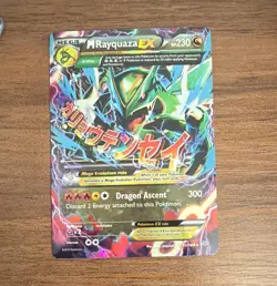 M Rayquaza EX 61/108 Roaring Skies Holo Mega EX Ultra Rare English LP - Image 1