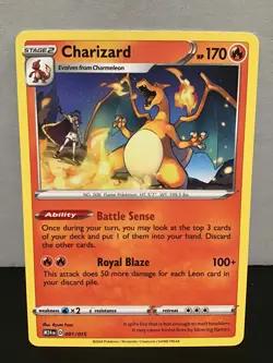 Charizard 001/015 McDonald's 2024 Pokemon Promo - Image 1