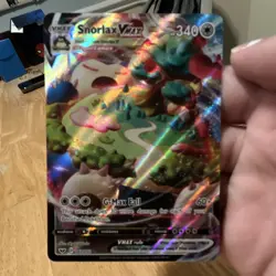 Pokemon Snorlax VMAX 142/202 Ultra Rare Full Art Holo Swsh01 Sword & Shield Card - Image 1