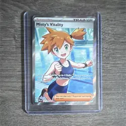 Misty's Vitality 111/084 Pokemon Full Art Trainer - Pitch Black - Image 1
