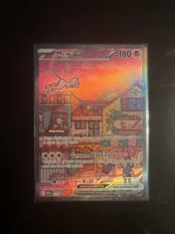 Mew EX 053 Scarlet & Violet Promo Holo Full Art Pokemon TCG NM Condition - Image 1