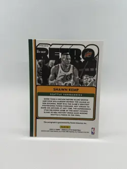 2020-21 Panini Donruss Optic Shawn Kemp Retro Signature Series Gold /10 Auto - Image 2