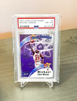 1997 Ultra Michael Jordan SP #1 **Star Power** Insert PSA 8 NM-MINT 🔥🔥 - Image 1