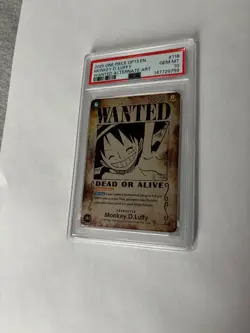 One Piece Monkey.D.Luffy Carrying On His Will OP13-118 Wanted Alt Art PSA 10 - Image 3