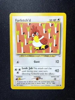 FARFETCH'D 43/64 COMMON NEO REVELATION POKEMON UNLIMITED LIGHTLY PLAYED - Image 1
