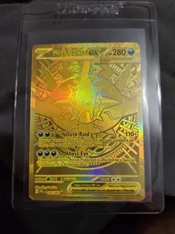 Mega Darkrai EX 120/084 Hyper Rare Gold Full Art Pokemon TCG English Pitch Black - Image 1