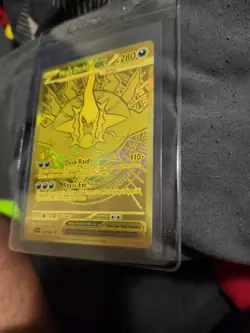 Mega Darkrai EX 120/084 Hyper Rare Gold Full Art Pokemon TCG English Pitch Black - Image 2