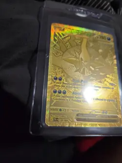 Mega Darkrai EX 120/084 Hyper Rare Gold Full Art Pokemon TCG English Pitch Black - Image 3