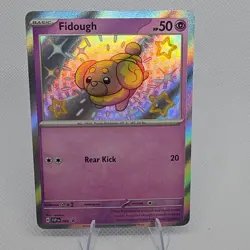 Pokemon Card Fidough SVP 069 Black Star Promo Shiny Paldean Fates Near Mint - Image 1