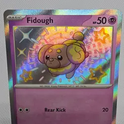 Pokemon Card Fidough SVP 069 Black Star Promo Shiny Paldean Fates Near Mint - Image 2