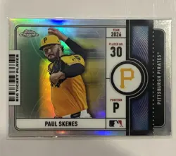 2026 Topps Chrome Paul Skenes Big Ticket Player Card #BTP-14 Pirates - Image 1
