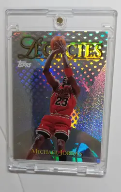 1998-99 Topps Michael Jordan Legacies SSP #L15 Bulls Beautiful Card Near Mint + - Image 4