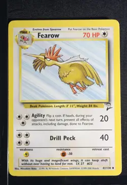 PSA 9 MINT 2000 Pokemon Game Base II #41 Fearow !!! - Image 3