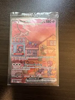 Pokemon Mew EX SVP 053 Scarlet Violet 151 UPC Black Star Promo - Sealed - Image 1