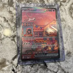 Mew ex SVP 053 Pokemon TCG Scarlet & Violet 151 Black Star Promo. Sealed - Image 3