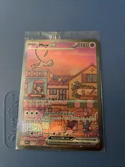 SEALED Mew ex SVP 053 Black Star Promo Full Art Pokemon TCG Scarlet Violet 151 - Image 1