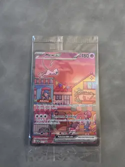 Mew EX SVP 053 Pokemon Scarlet Violet 151 UPC Black Star Promo Card - SEALED - Image 1
