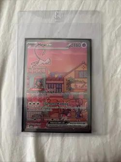 Mew ex SVP 053 Pokemon Scarlet Violet 151 UPC Black Star Promo Full Art SEALED - Image 1