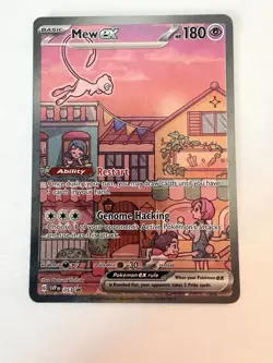 Pokemon TCG Mew EX 053 Holo Black Star Promo Scarlet & Violet 151 - Image 1