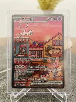 Mew EX SVP 053 Black Star Promo Holo Pokemon TCG Scarlet & Violet 151 - Image 3