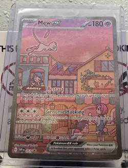 Pokemon TCG Mew EX 053 Holo Black Star Promo Scarlet & Violet 151 - Image 1
