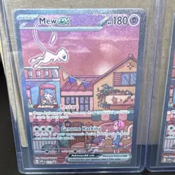 Pokemon Mew ex SVP 053 Black Star Promo Holo English Scarlet/Violet 151 - Image 2