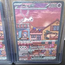 Pokemon Mew ex SVP 053 Black Star Promo Holo English Scarlet/Violet 151 - Image 3