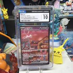 CGC Gem Mint 10 Mew ex 053 Black Star Promo Pokemon Scarlet & Violet 151 UPC - Image 1