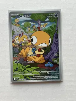 Pokemon TCG Scraggy 138/086 SV: White Flare NM - Image 2