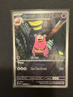 Slowbro 090/084 Illustration Rare Pitch Black Pokemon Card NM Free Tracked Post - Image 1