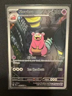 Slowbro 090/084 Illustration Rare Pitch Black Pokemon Card NM Free Tracked Post - Image 3