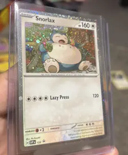 Snorlax 122 Sv: Scarlet & Violet Promo Cards Holo 🌀 On Bottom Left Border - Image 2