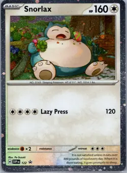 Snorlax - Promo SV: Scarlet & Violet Promo Cards 122 NM Pokemon TCG - Image 1