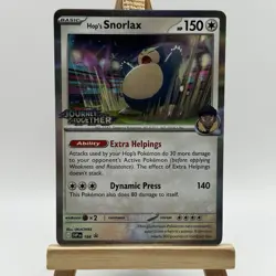 Hop's Snorlax - 184 (Prerelease) 184 Sv: Scarlet & Violet Promo Cards Holo - Image 1