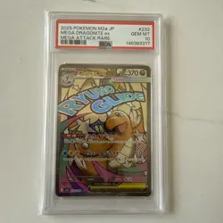 PSA 10 Mega Dragonite ex MA 232/193 M2a MEGA Dream ex Pokemon Card Japanese - Image 1