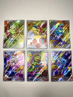 Pokemon First Partner Illustration Collection Series 2 - Set Of 6 NM/MINT - Image 1