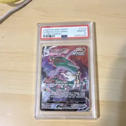 2022 Pokemon Rayquaza VMAX Silver Tempest TG20/TG30 Full Art Holo PSA 10 - Image 1