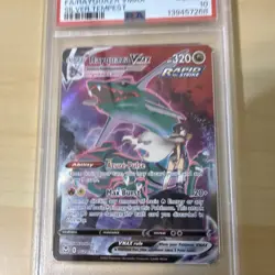 2022 Pokemon Rayquaza VMAX Silver Tempest TG20/TG30 Full Art Holo PSA 10 - Image 3