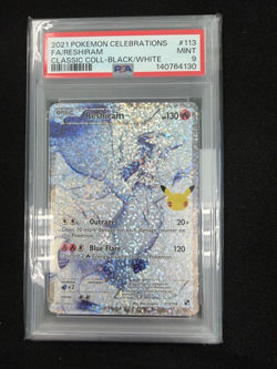 Pokemon Celebrations Classic Collection Reshiram 113/114 PSA 9 - Image 1