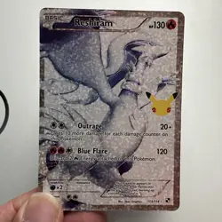 Reshiram 113/114 Celebrations: Classic Collection Holo LP - Image 3
