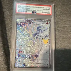 Reshiram PSA 10 113/114 2021 Celebrations: Classic Collection Holo - Image 1
