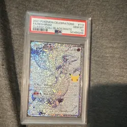 Reshiram PSA 10 113/114 2021 Celebrations: Classic Collection Holo - Image 2