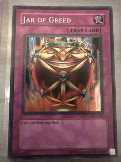 Jar of Greed - Super Rare - Labyrinth of Nightmare (LON-047) - Unlimited - LP - Image 1
