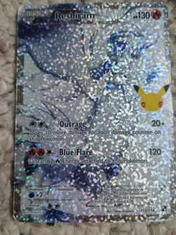 Reshiram 113/114 Celebrations: Classic Collection Holo - Image 1