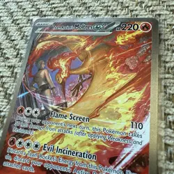 Team Rockets Moltres EX Destined Rivals 229/182 Secret Art Rare Card - Image 2