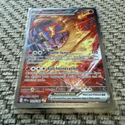 Team Rockets Moltres EX Destined Rivals 229/182 Secret Art Rare Card - Image 3